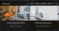 Desktop Screenshot of laminum.sk